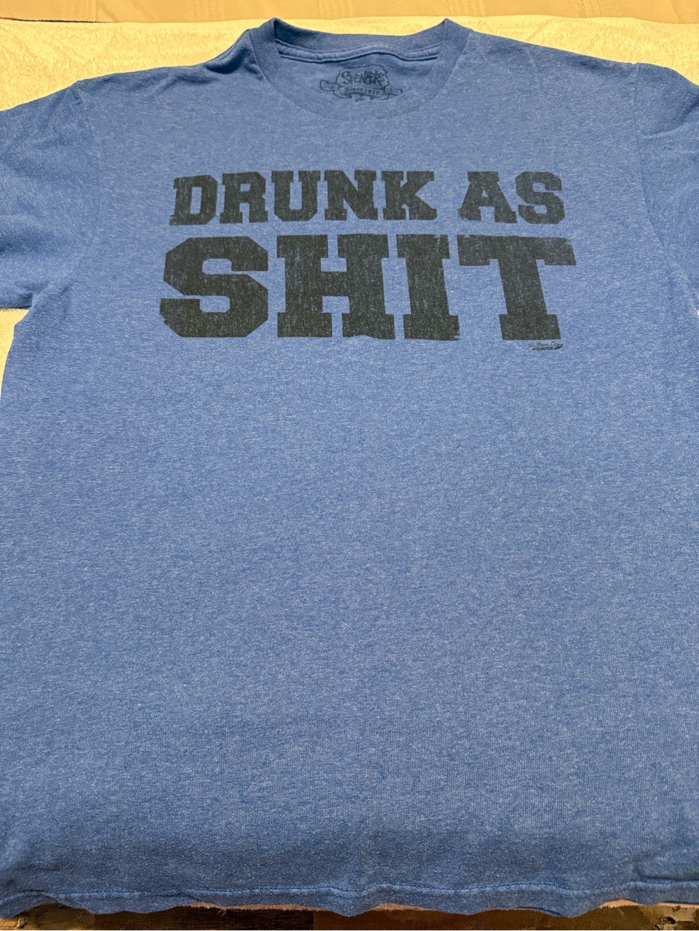 Short-Sleeve Tee with Black Graphic
